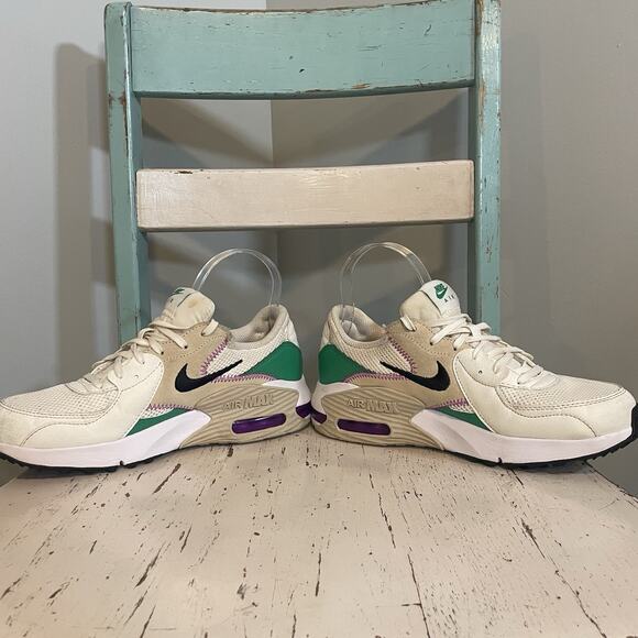 Nike Air Max Excee Running Womens Size 8 Sail Sandrift Green CD5432-124 Shoe - Picture 8 of 10